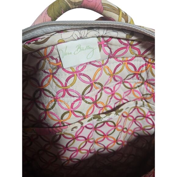 Vera Bradley Backpack Purse Pink Orange Floral - Picture 5 of 5